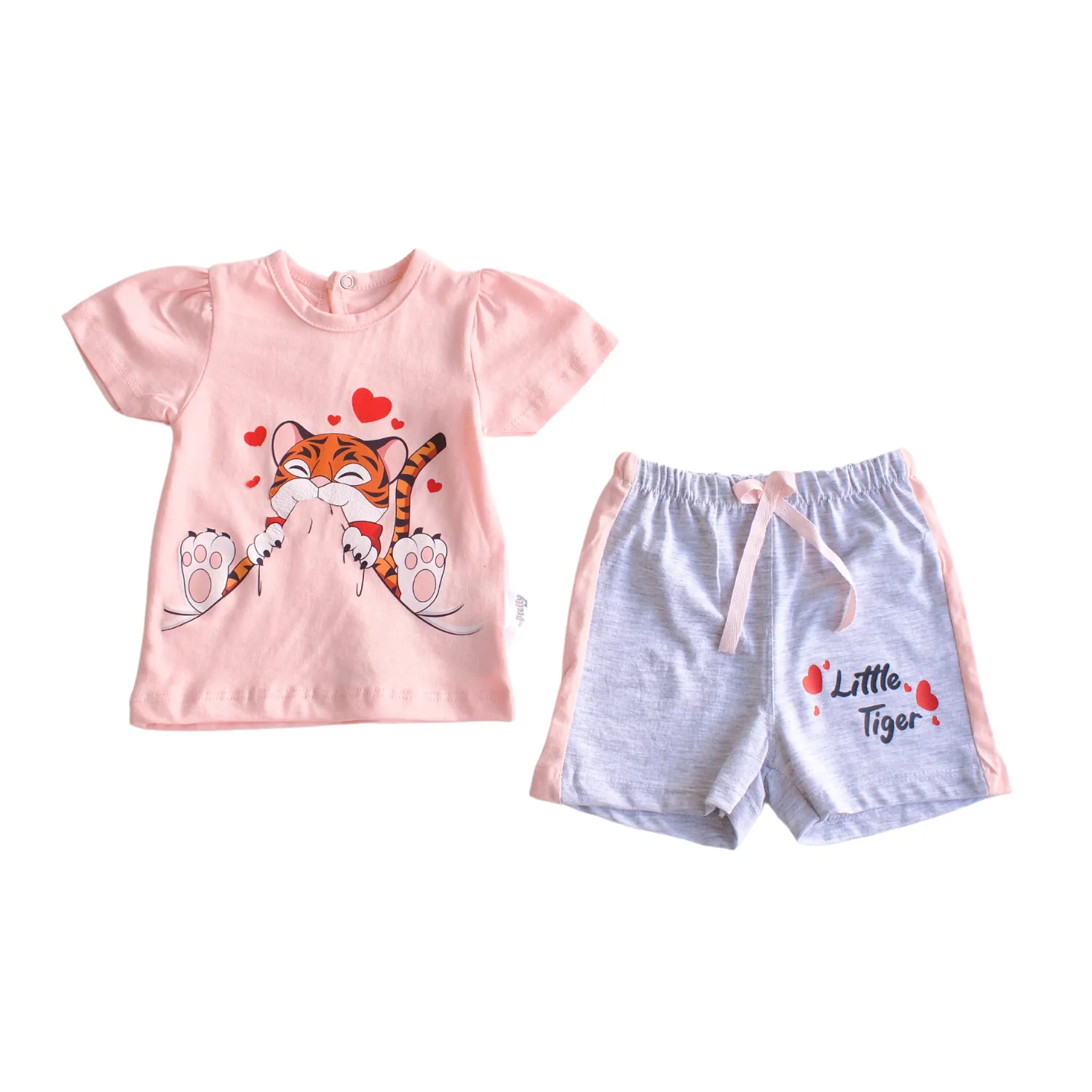 Little Tigress Baby Short Set