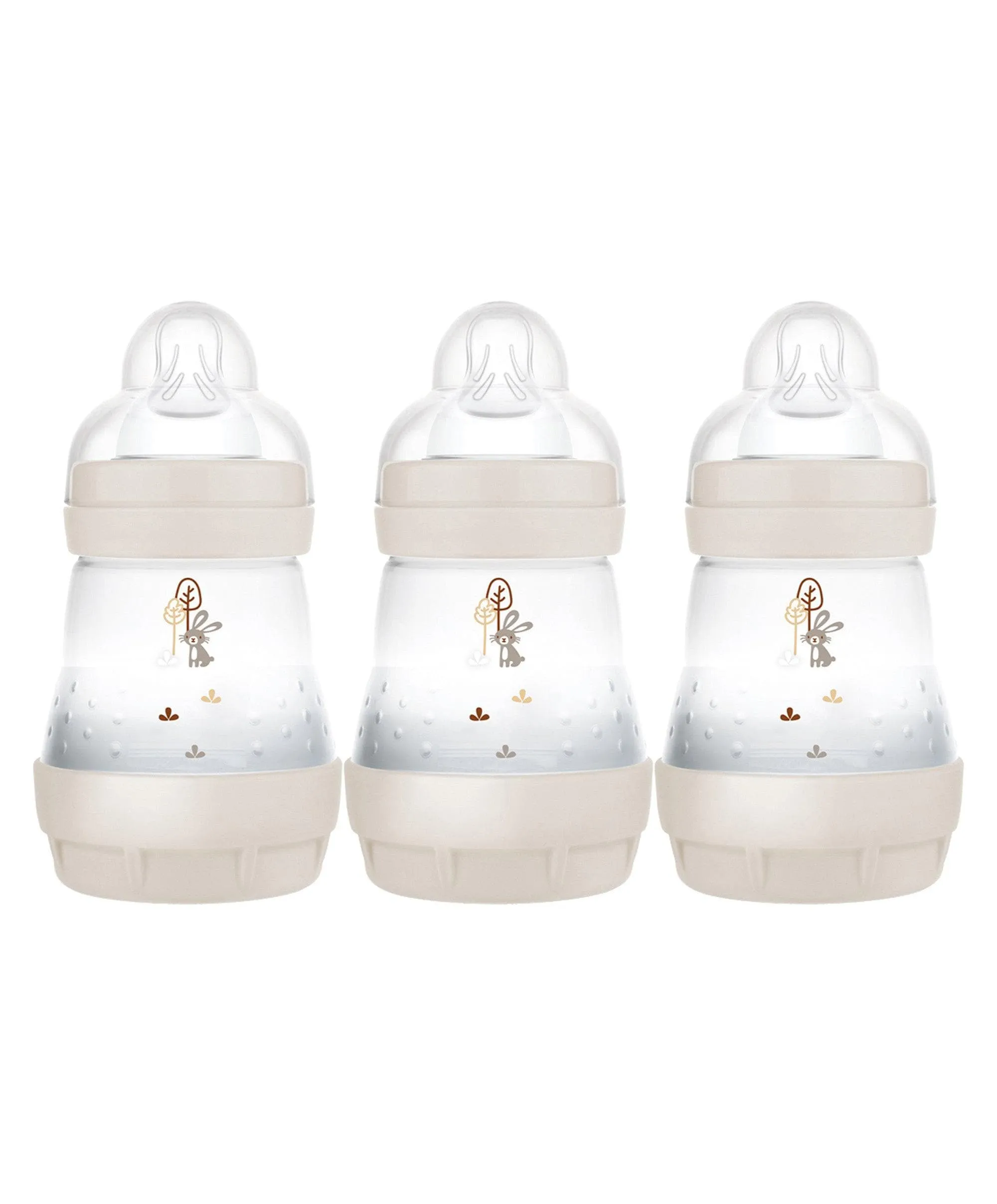 MAM Easy Start Anti-Colic 160ml Bottle - Pack of 3 Taupe