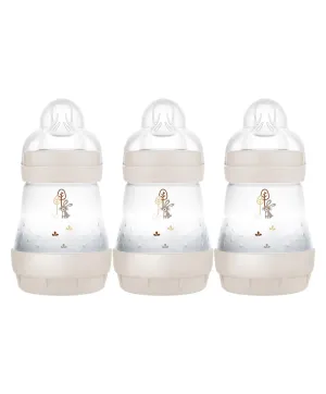 MAM Easy Start Anti-Colic 160ml Bottle - Pack of 3 Taupe