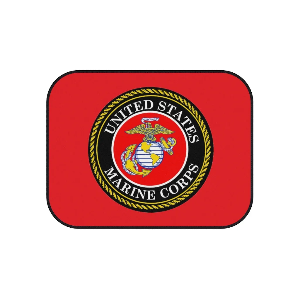 Marine Corps (Red) Car Mats (Set of 4)