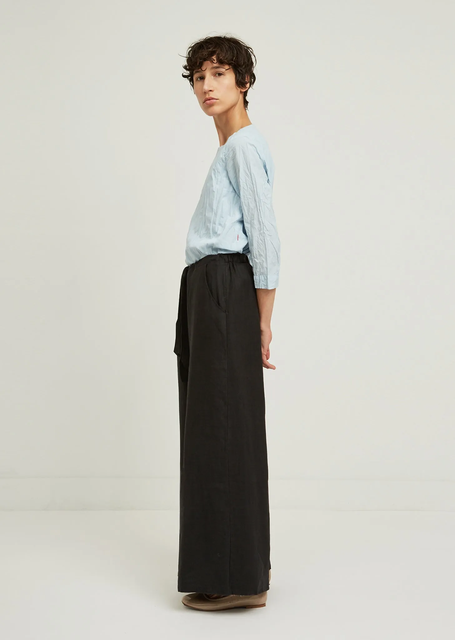 Maureen Wide Leg Linen Pants