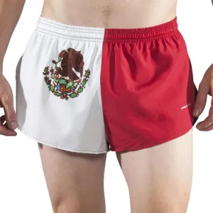 Men's 1" Elite Split Shorts- Mexico