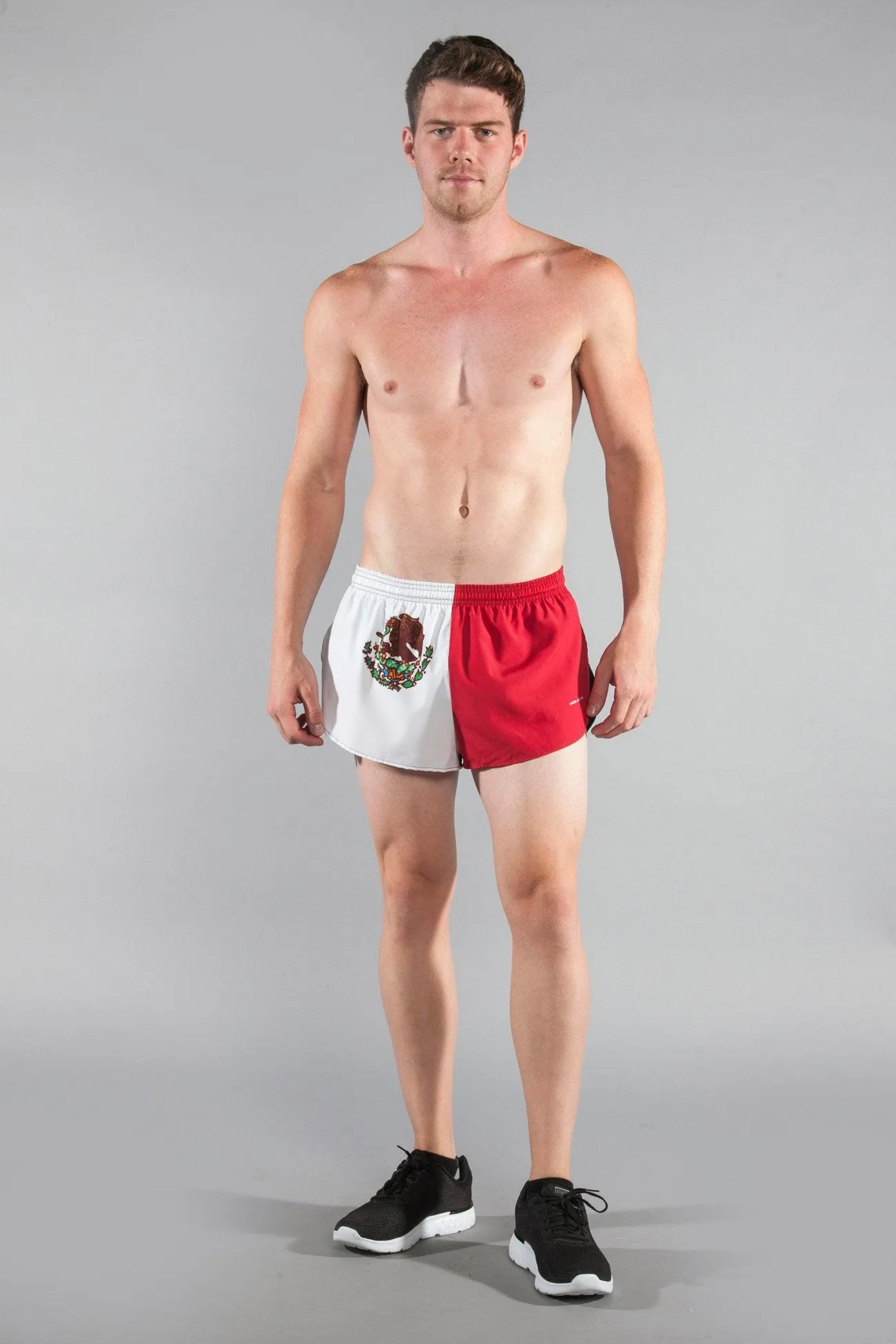 Men's 1" Elite Split Shorts- Mexico