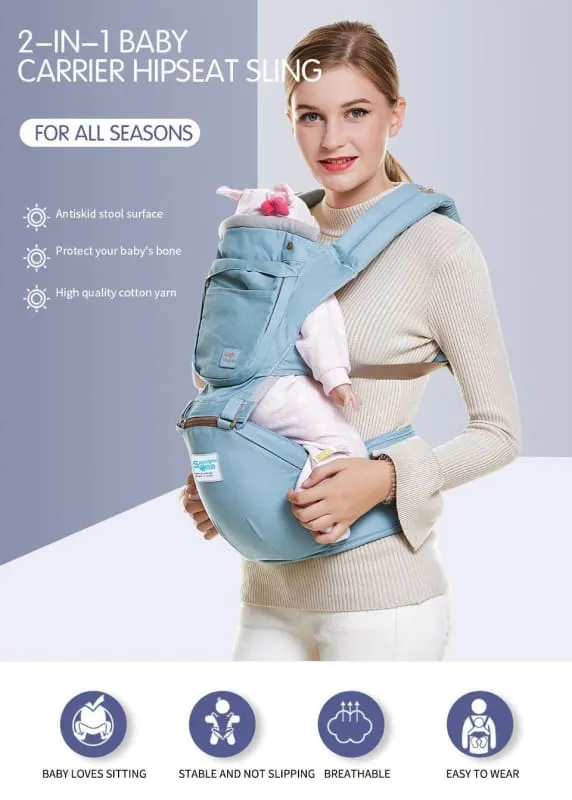 Multifunctional Convenient Breathable Cotton Baby Carrier