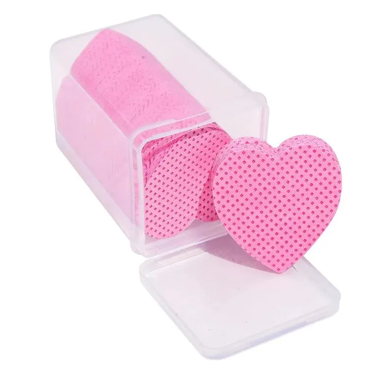 Nail Wipes Heart Shape 200pcs