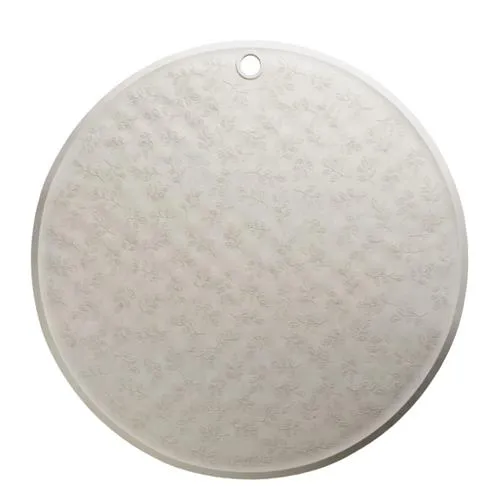 Natruba Rubber Bath Mat Round Leaf Pattern