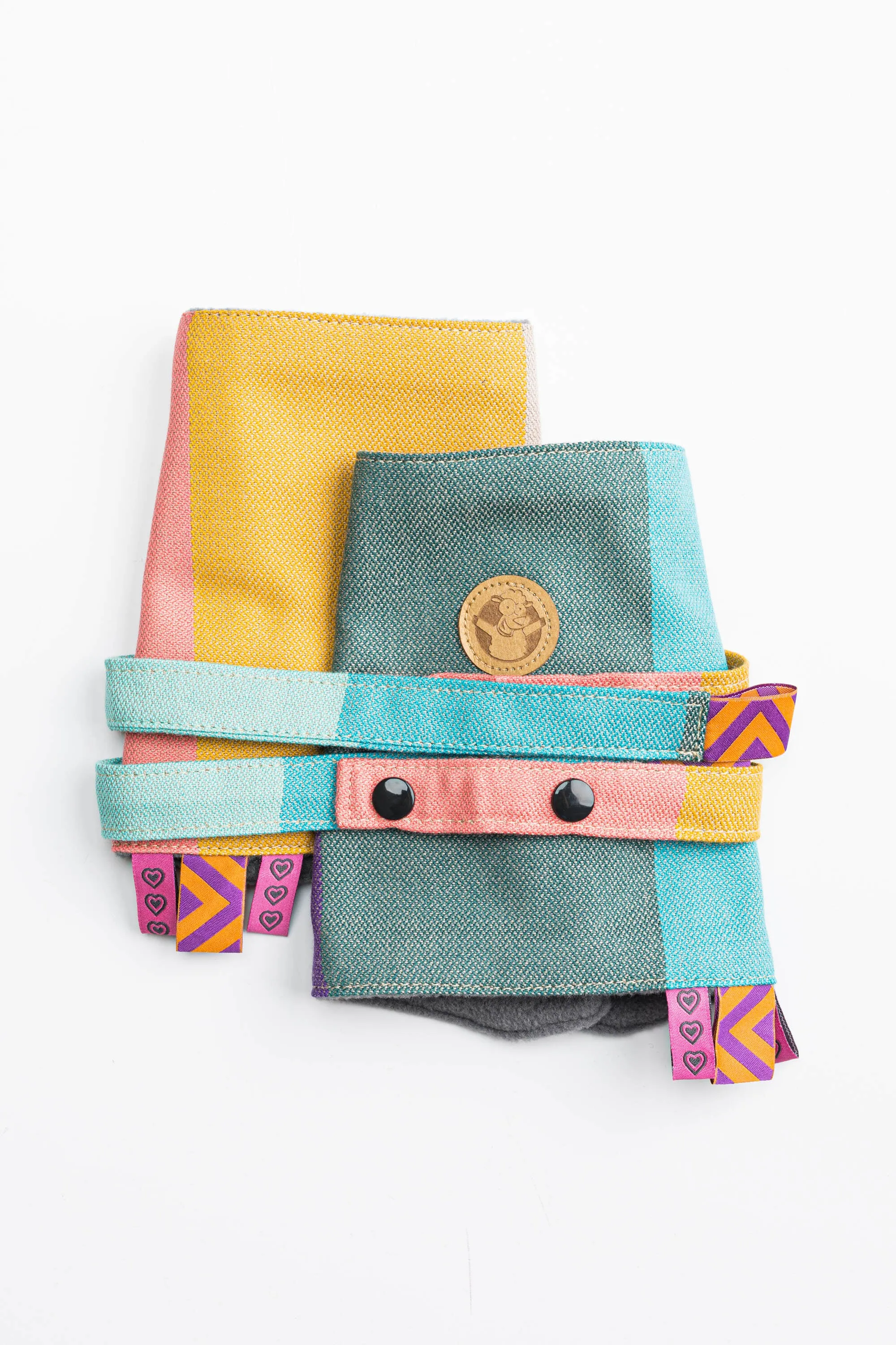 Pastels Drool Pads & Reach Straps by LennyLamb