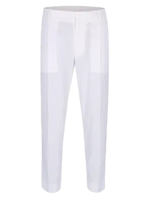 pleated cotton trousers