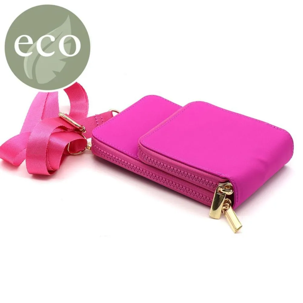 POM Recycled Nylon Bright Pink Phone Bag