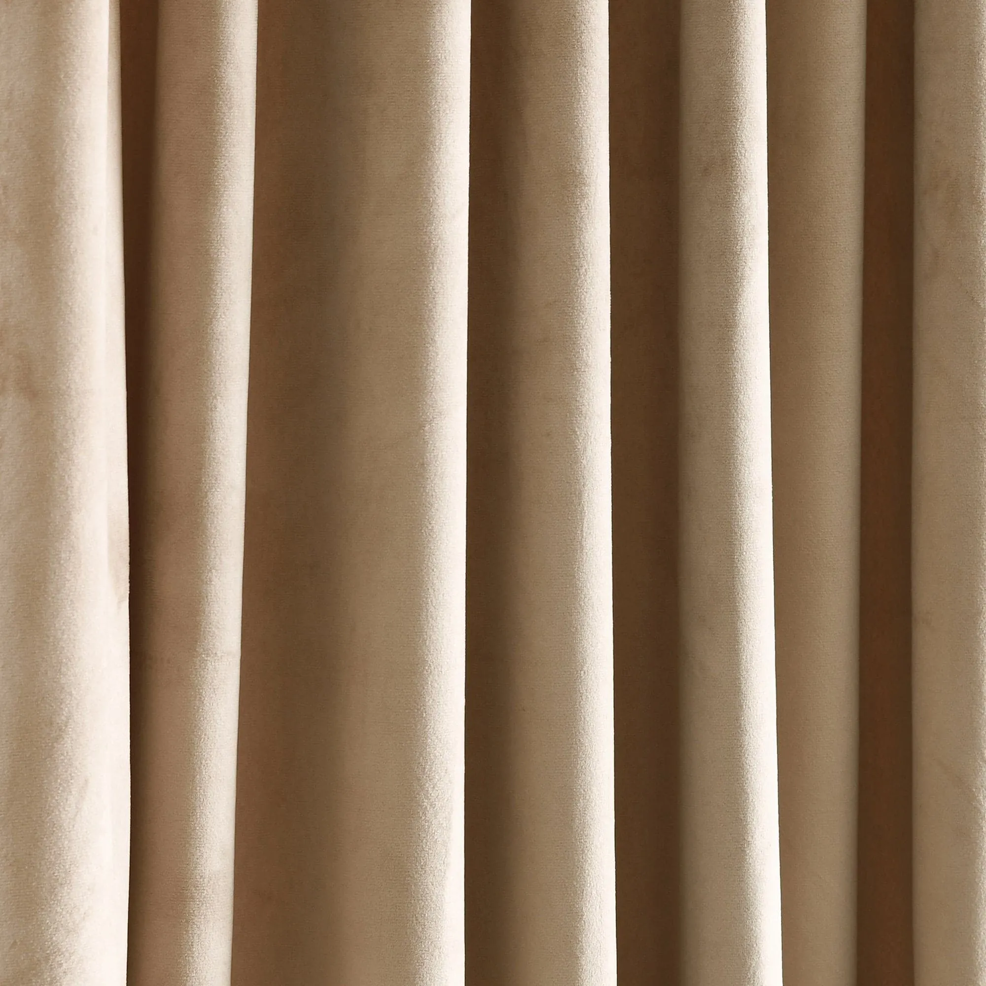 Prima Velvet Solid Back Tab Rod Pocket Light Filtering Window Curtain Panel Set