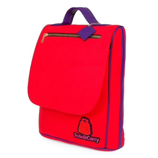 Red&Purple Varsity Backpack