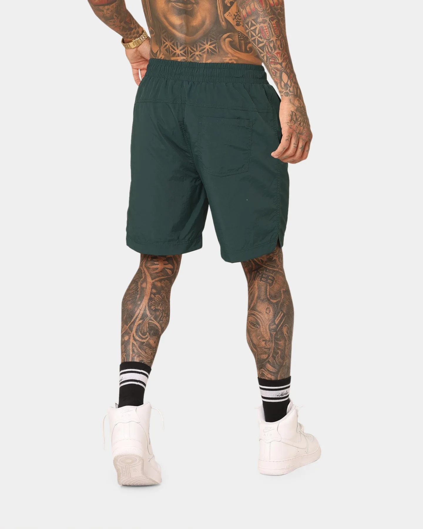 Saint Morta Scripted Beach Shorts Stadium Green