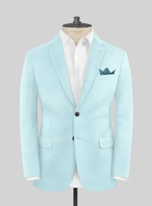 Scabal Pale Blue Wool Jacket