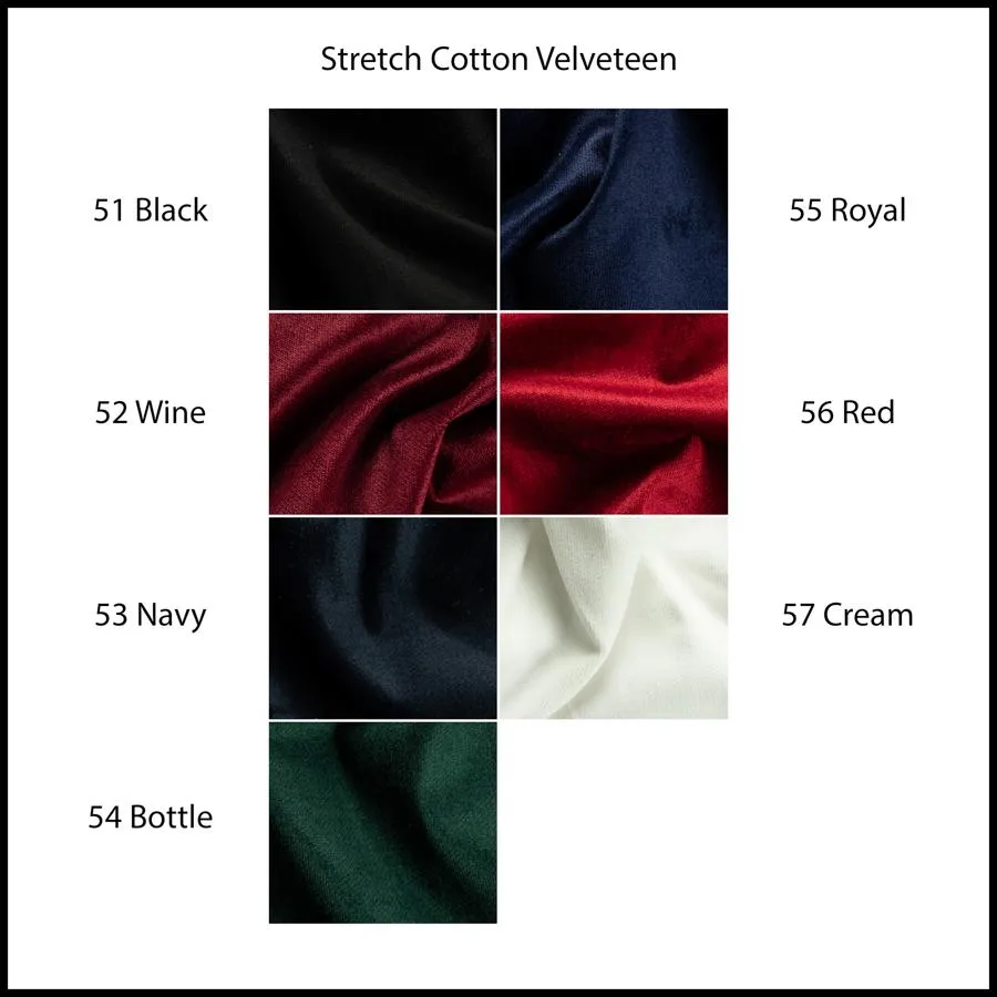 Stretch Cotton Velveteen