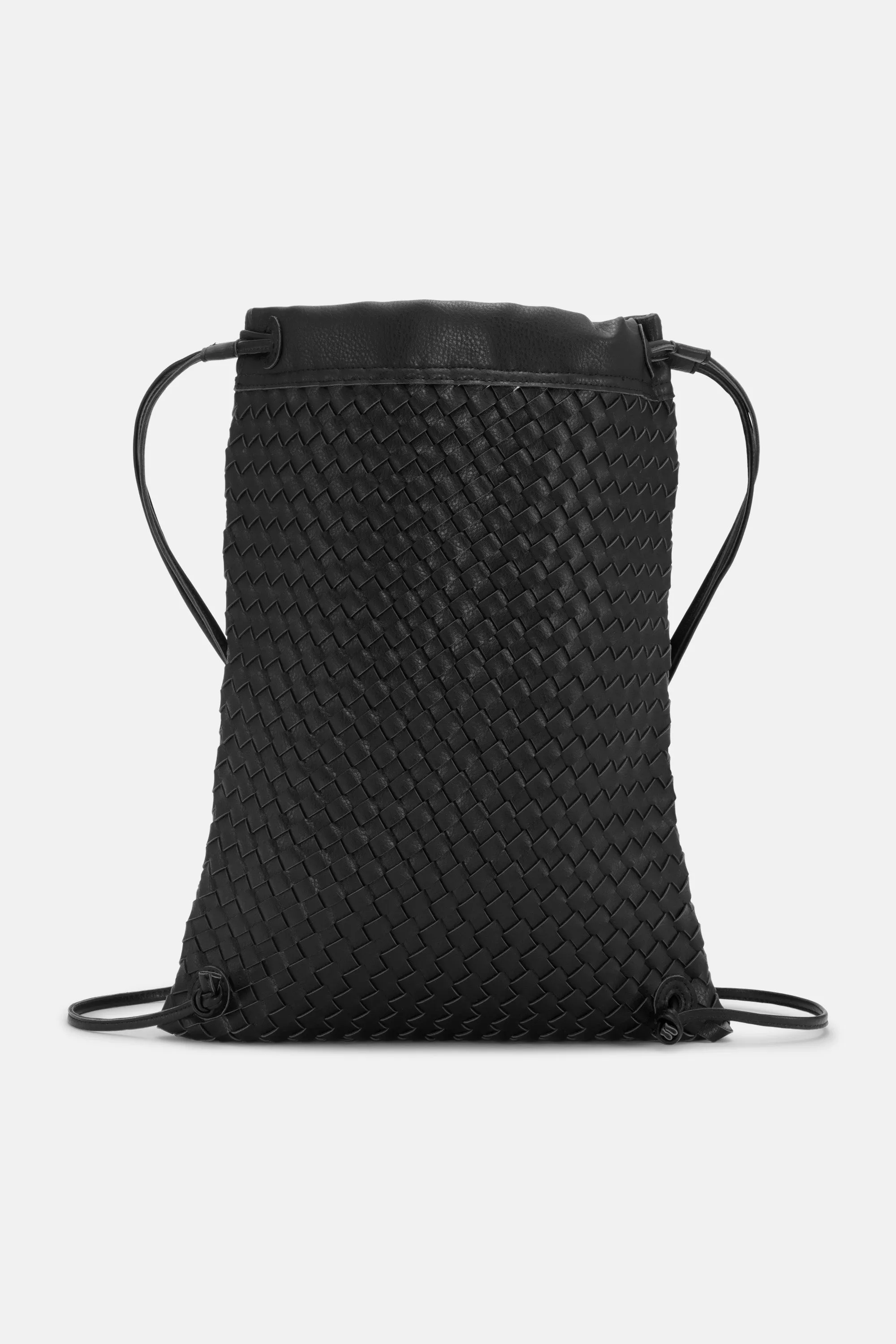 String Backpack - Black Gun metal