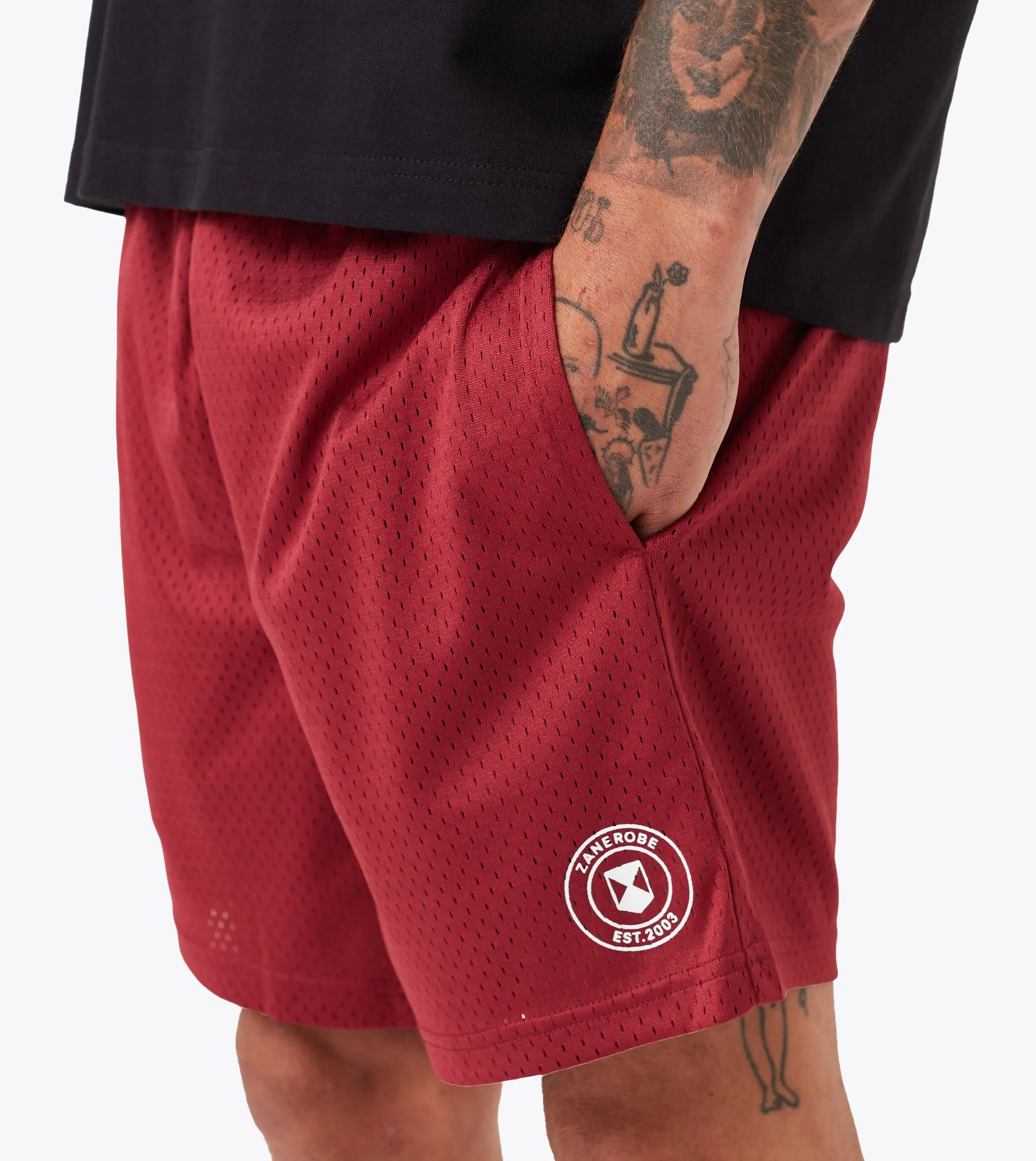 Training Mesh Short Cherry