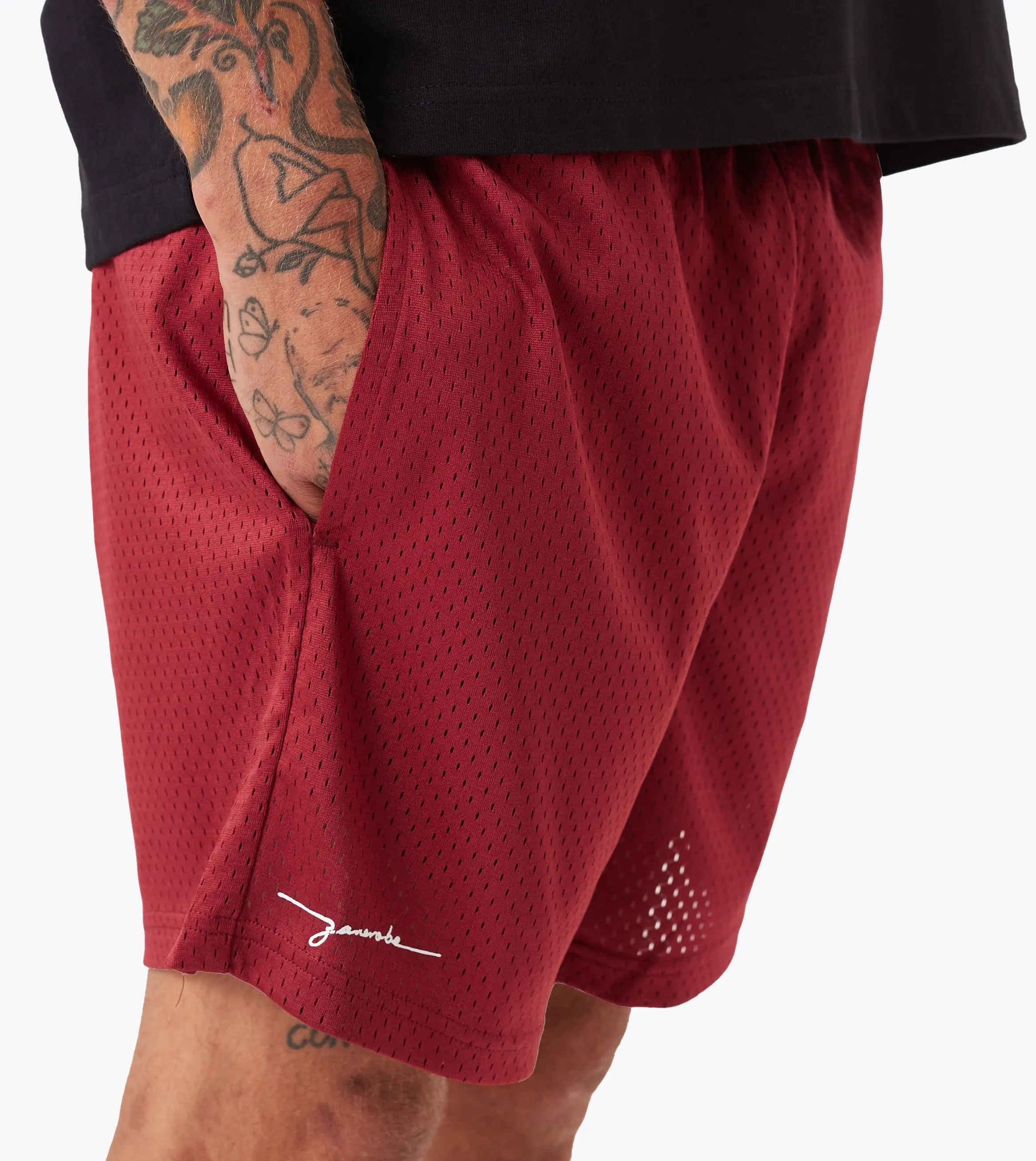 Training Mesh Short Cherry