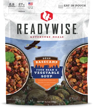 Value Pack Case of 6 Basecamp Four Bean & Vegetable Soup