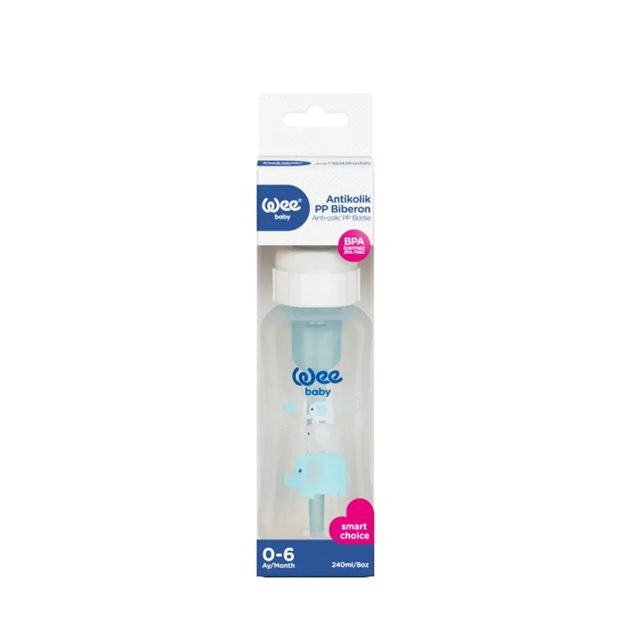 Wee Baby Anticolic PP Feeding Bottle 240 ml (0-6M)