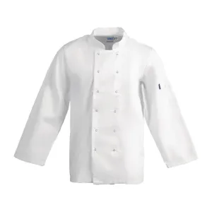 Whites Vegas Unisex Chefs Jacket Long Sleeve White XL - A134-XL