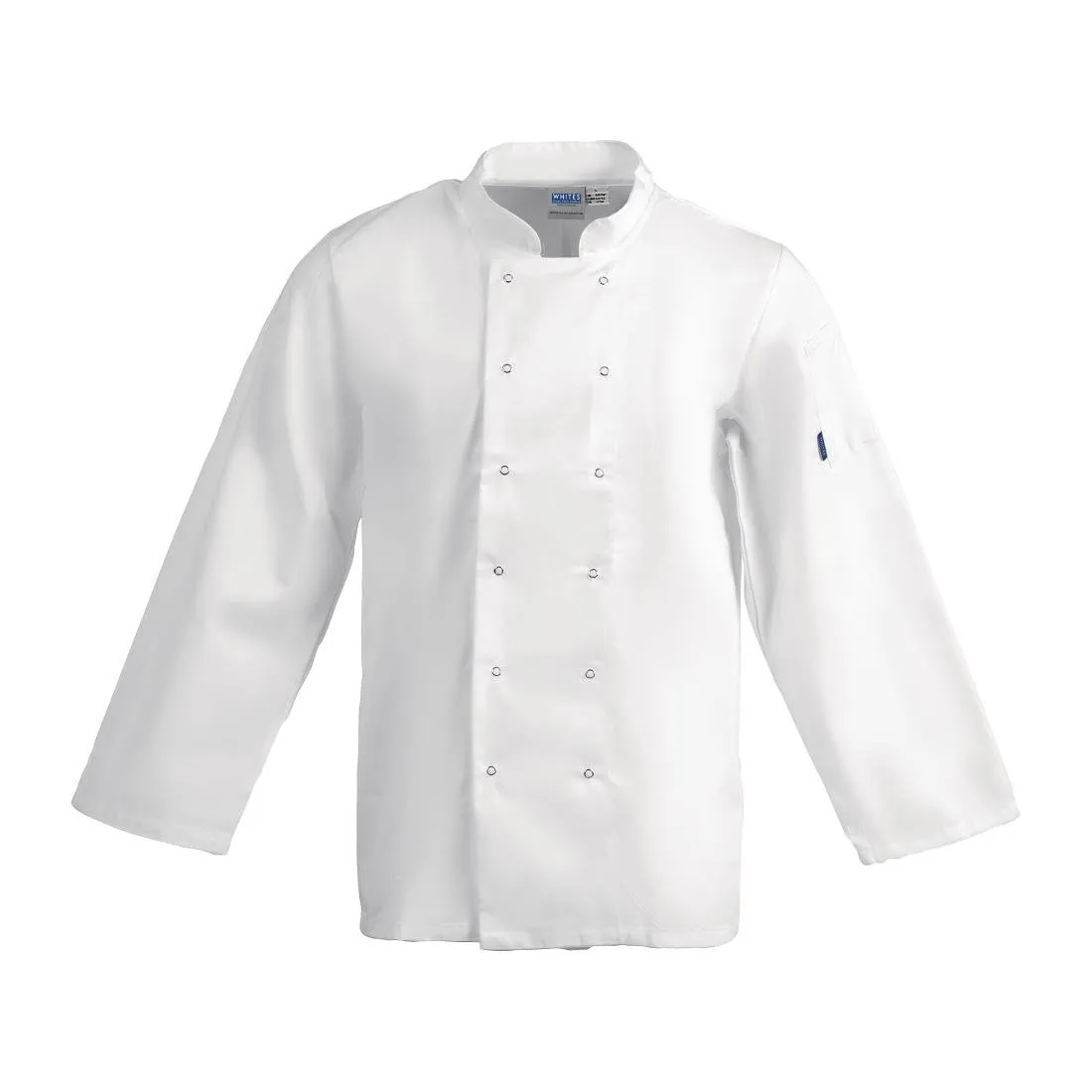 Whites Vegas Unisex Chefs Jacket Long Sleeve White XL - A134-XL