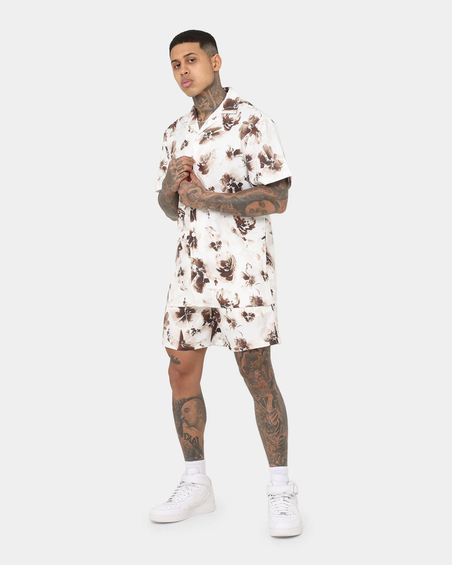 XXIII Booker Floral Shorts White/Black