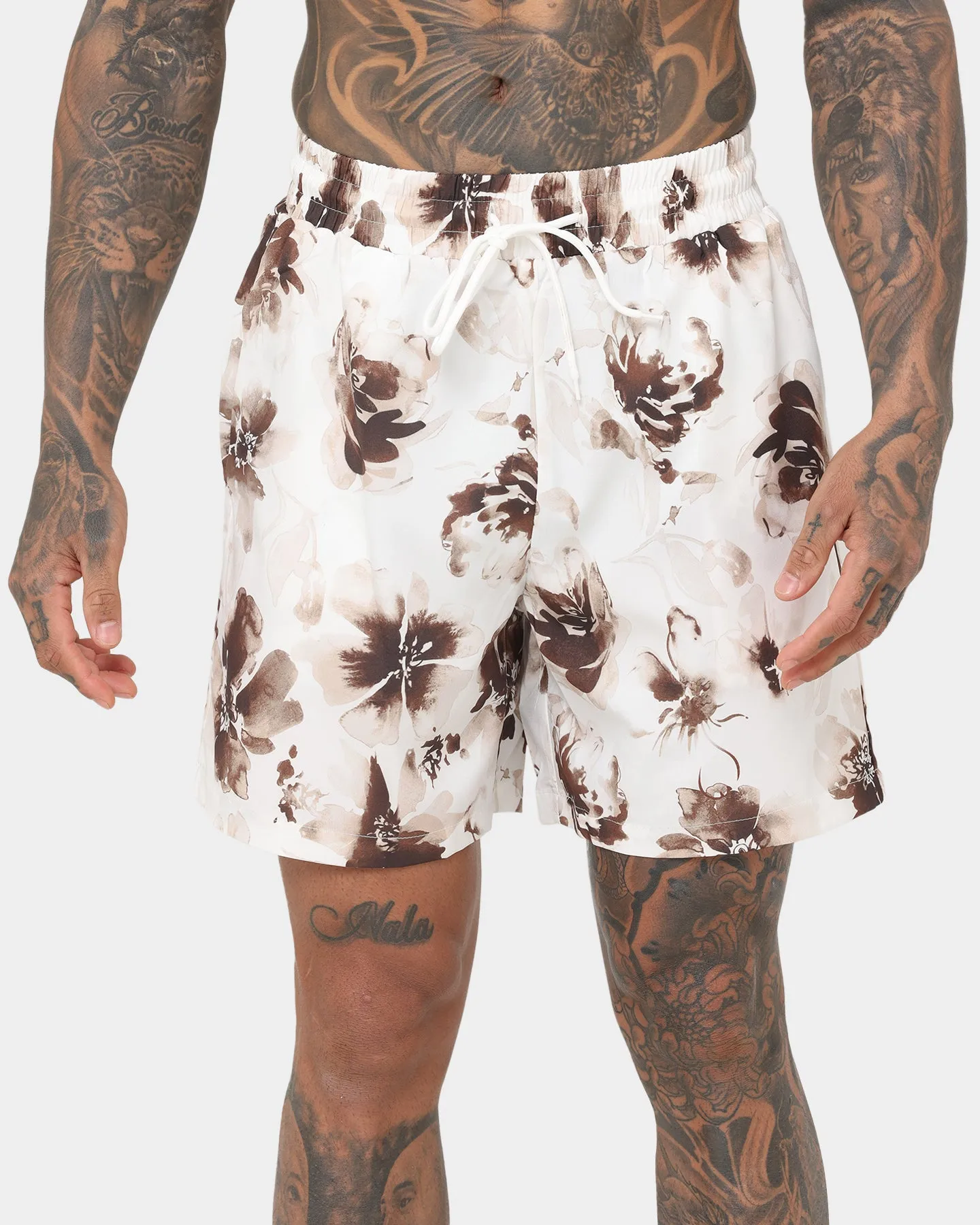 XXIII Booker Floral Shorts White/Black