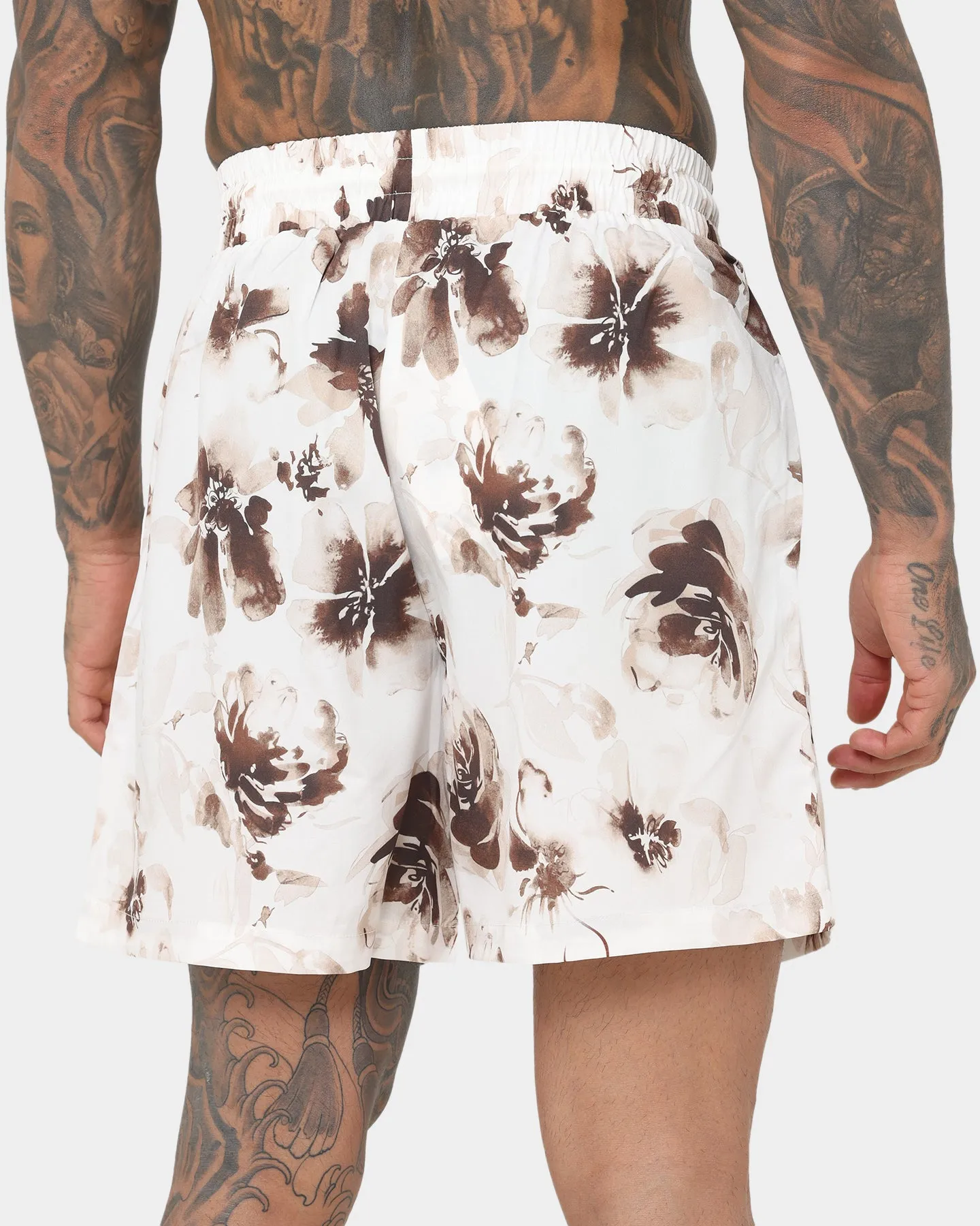 XXIII Booker Floral Shorts White/Black